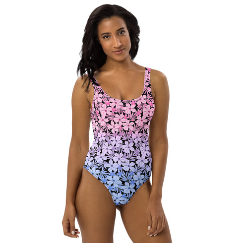Bisexual Pride Aloha One-Piece Swimsuit